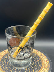 Realistic Bamboo Glass Straws
