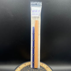 "Tiki Bamboo" 8" Reusable glass straw travel kit