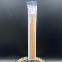 "Tiki Bamboo" 8" Reusable glass straw travel kit