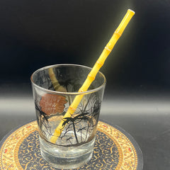 Realistic Bamboo Glass Straws