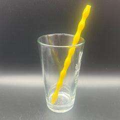 Chartreuse Glass Ripple Sip