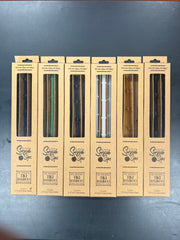Set of 3 “Tiki Bamboo” Straw Surfside Sips