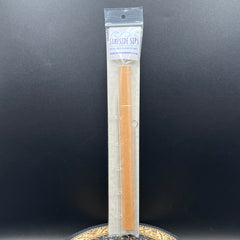 "Tiki Bamboo" 8" Reusable glass straw travel kit