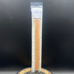 "Tiki Bamboo" 8" Reusable glass straw travel kit