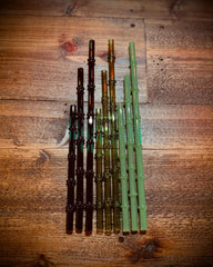 Set of 3 “Tiki Bamboo” Straw