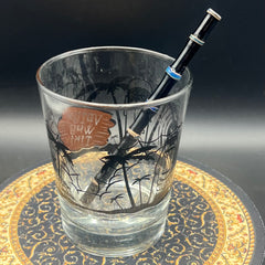 Realistic Bamboo Glass Straws