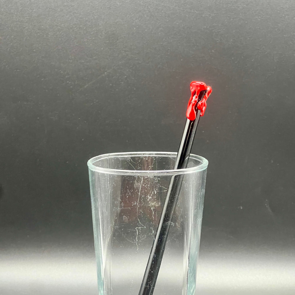 “The Bloody Bone” Glass Straw Surfside Sips