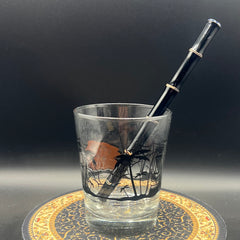 Realistic Bamboo Glass Straws