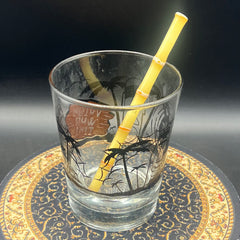 Realistic Bamboo Glass Straws