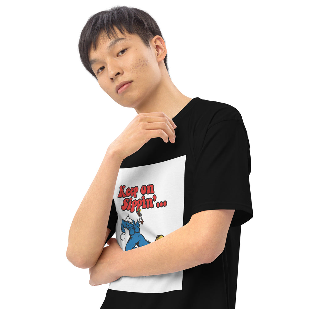 “Keep on Sippin’“ Men’s premium heavyweight tee Surfside Sips