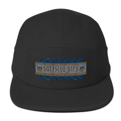 Surfside Sips Five Panel Tiki Cap Surfside Sips