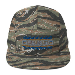 Surfside Sips Five Panel Tiki Cap Surfside Sips