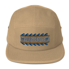 Surfside Sips Five Panel Tiki Cap Surfside Sips