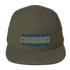Surfside Sips Five Panel Tiki Cap Surfside Sips