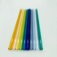 Transparent Straw Set Surfside Sips