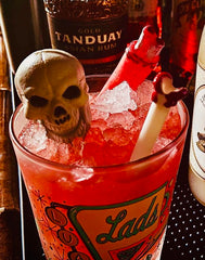 “The Bloody Bone” Glass Straw Surfside Sips