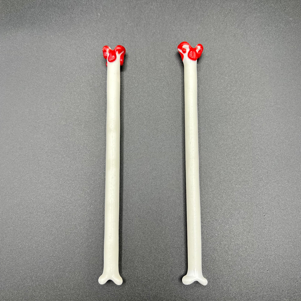 “The Bloody Bone” Glass Straw Surfside Sips
