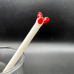 “The Bloody Bone” Glass Straw Surfside Sips