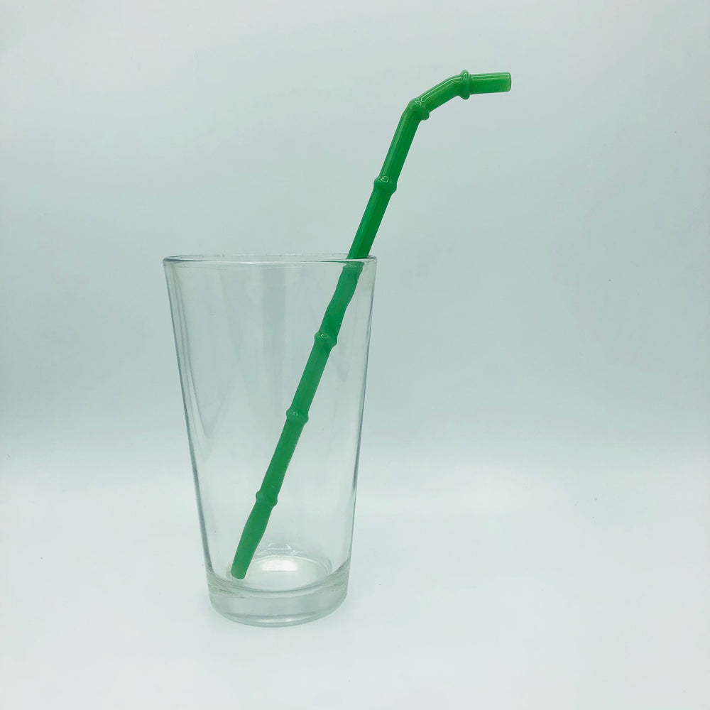 Bent “Tiki Bamboo” Straw Surfside Sips