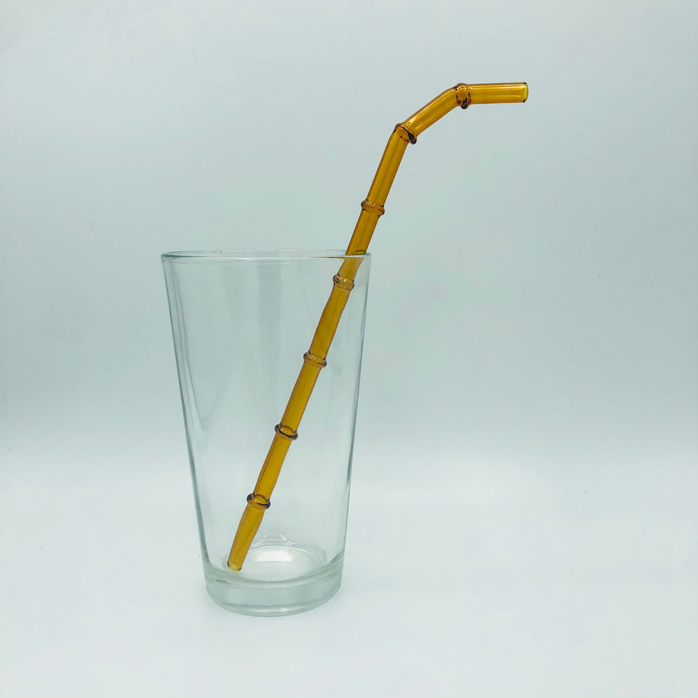 Bent “Tiki Bamboo” Straw Surfside Sips