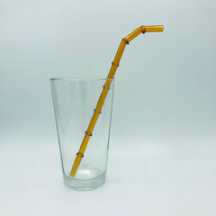 Bent “Tiki Bamboo” Straw Surfside Sips