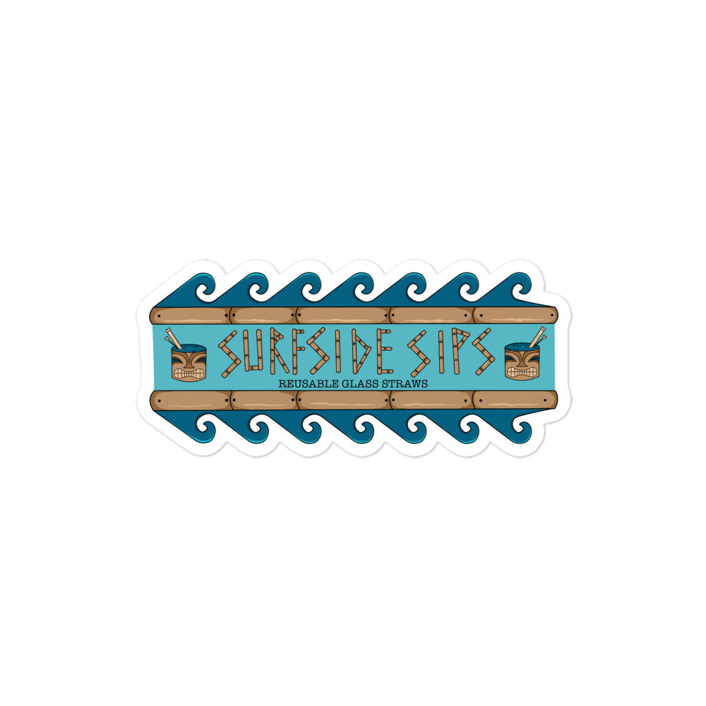 Surfside Sips Bubble-free stickers Surfside Sips