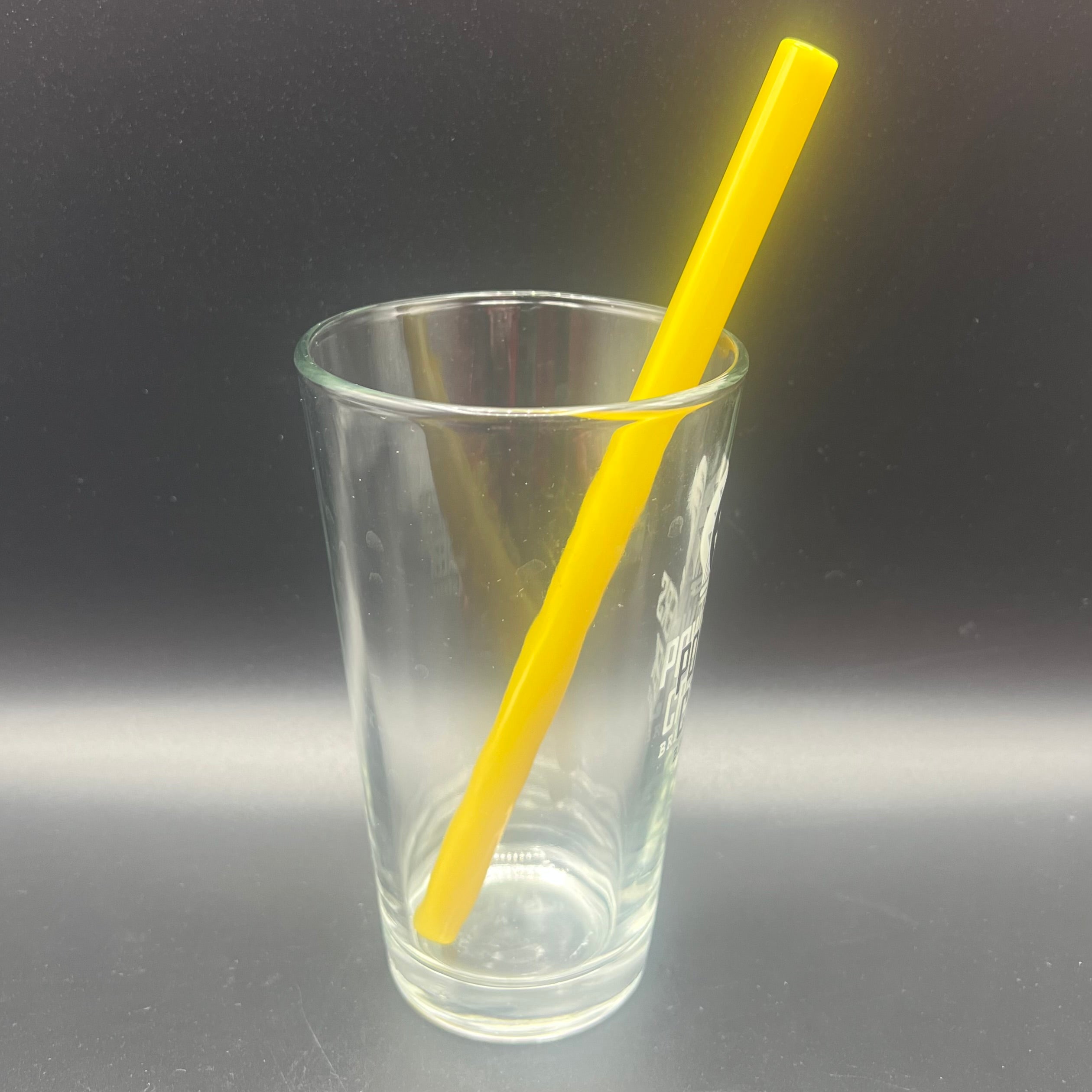 Chartreuse Glass Smoothie Straw