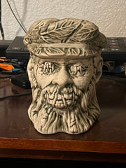 Captain's Shrunken Head tiki mug