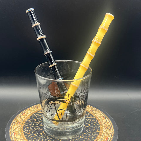 Realistic Bamboo Glass Straws (Pre-Order)