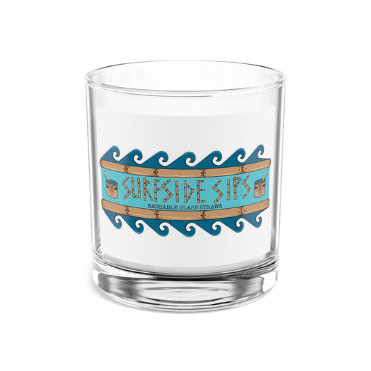 Surfside Sips Tiki Logo 10oz Mai Tai Glass