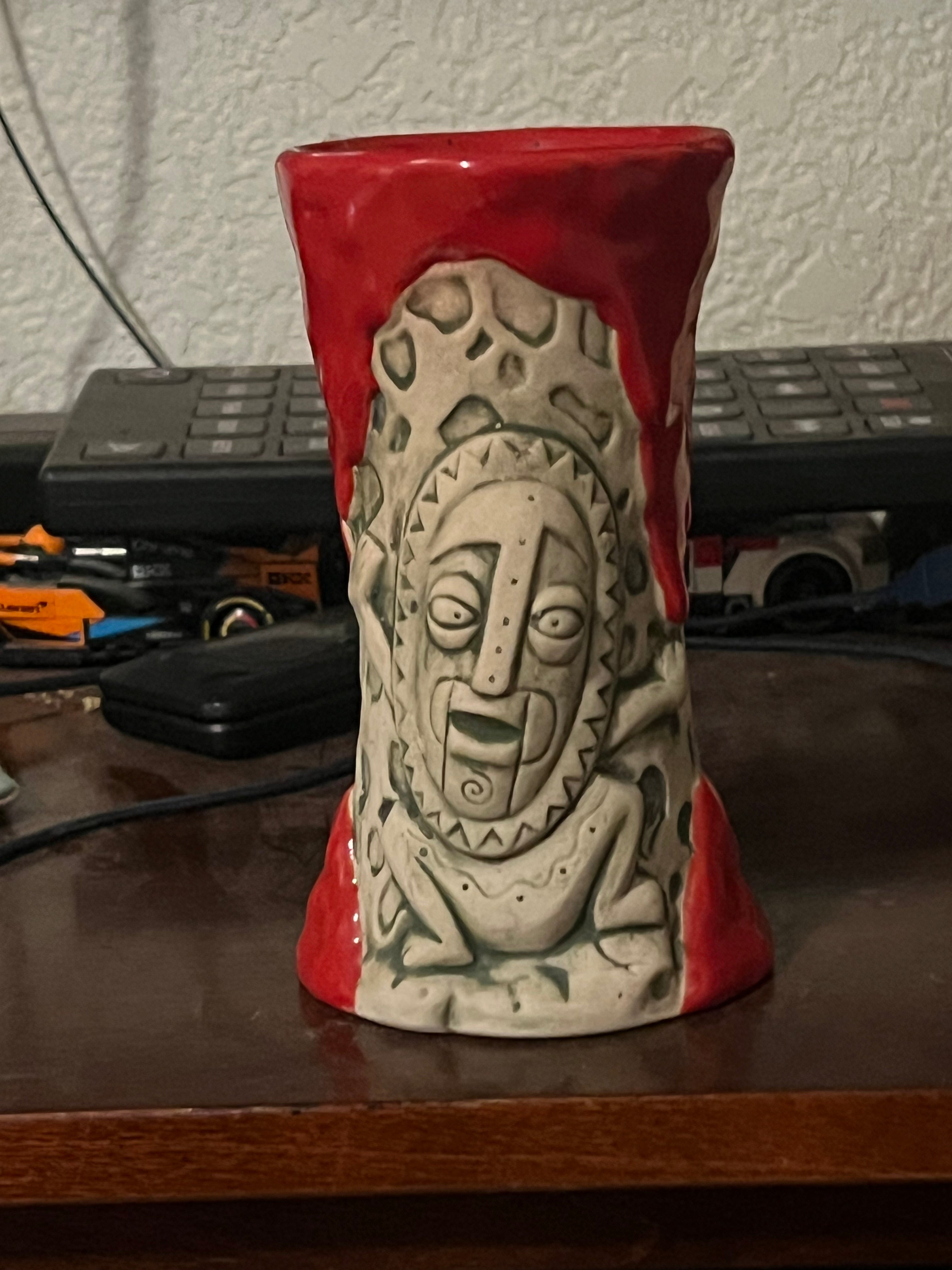 Krakatoa Tiki Mug from Trader Sam's Grog Grotto.