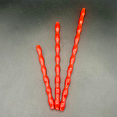 Red Ripple Sip Glass Straw