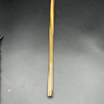 12” Wood Grained Glass Straw