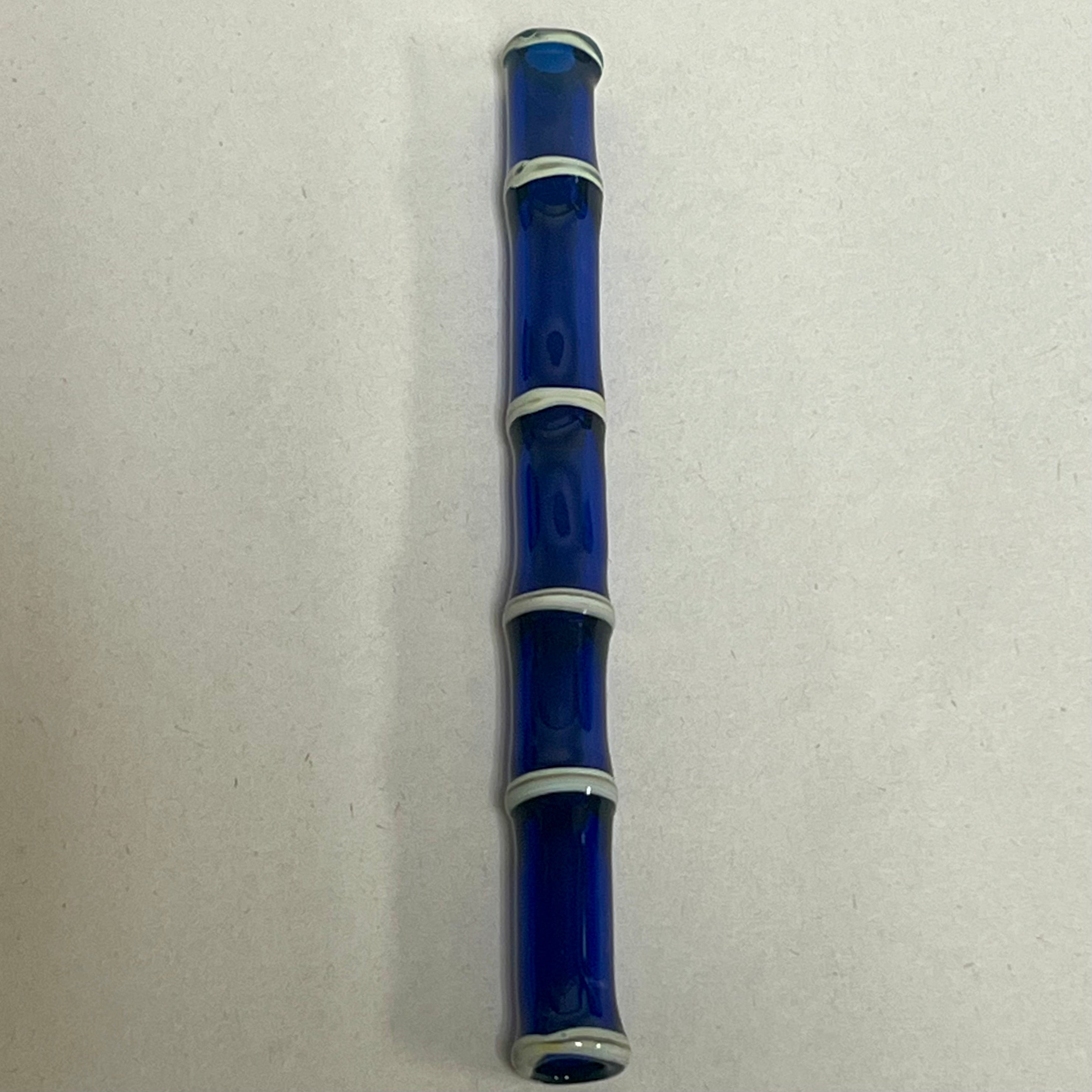 6” Royal Blue Realistic Bamboo Sip