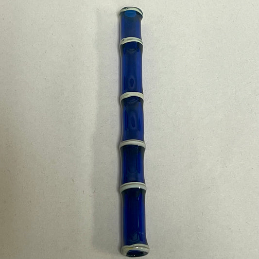 6” Royal Blue Realistic Bamboo Sip