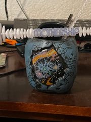 Cosmic Skull Mug, Death Ray Blue Edition