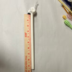 Bone White Skull Glass Straw