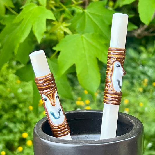 Tiki Bob Glass Straw