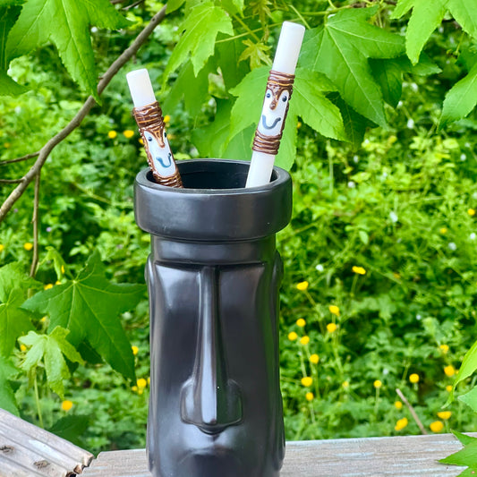 Tiki Bob Glass Straw