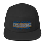 Surfside Sips Five Panel Tiki Cap