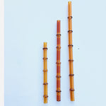 Set of 3 “Tiki Bamboo” Straw