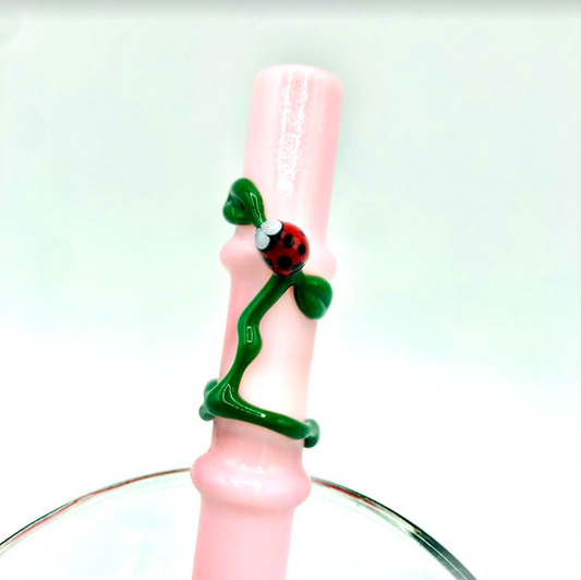 Add “Ashley” the Ladybug to any straw (straw sold separately) Surfside Sips