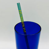 HUMBOLDT decal glass straw