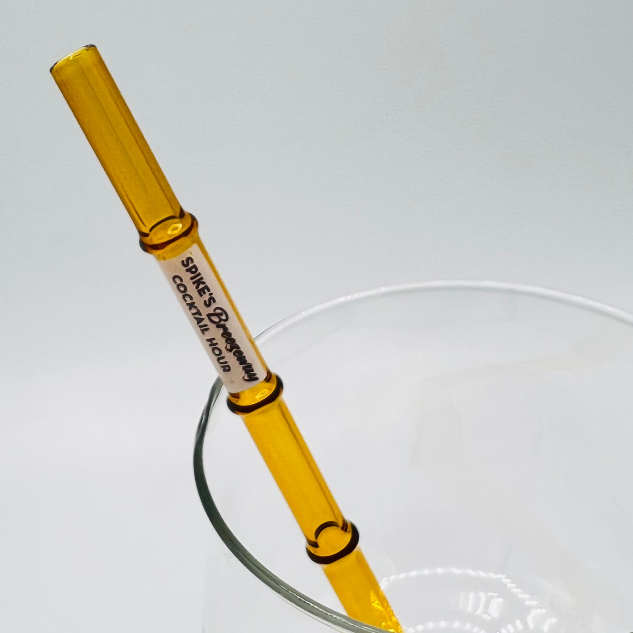 Spike’s Breezeway Cocktail Hour branded straws Surfside Sips