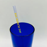 HUMBOLDT decal glass straw