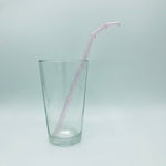 Surfside Sips bent "Tiki Bamboo" Glass Borosilicate Drinking Straw