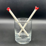 “The Bloody Bone” Glass Straw