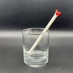 “The Bloody Bone” Glass Straw