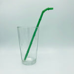 Surfside Sips bent "Tiki Bamboo" Glass Borosilicate Drinking Straw