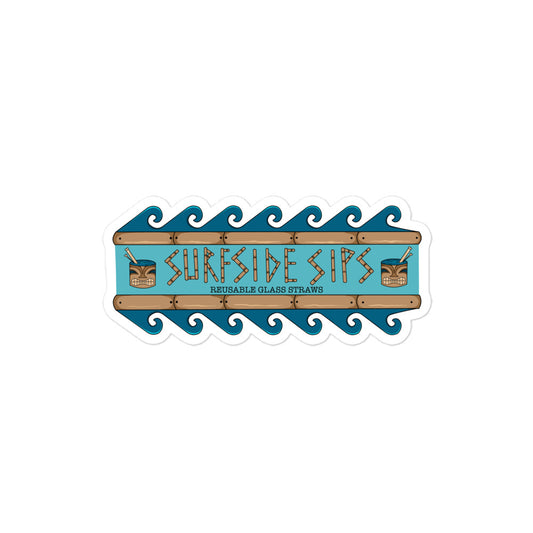 Surfside Sips Bubble-free stickers Surfside Sips